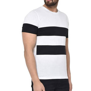 Vente directe usine – Nouveau T-shirt décontracté Ringer de haute qualité pour hommes – Vêtements en gros – T-shirt anti-boulochage à manches courtes - Product Image 3
