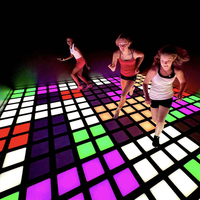 Grille de sol interactive magnétique à LED à installation rapide pour jeux actifs en intérieur lors de mariages, événements d'entreprise et de maternelle