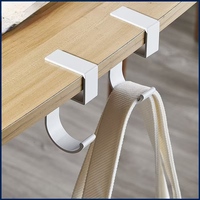 Crochets et supports muraux en aluminium pour armoire, multifonctionnels et écologiques, solution de rangement pour vêtements