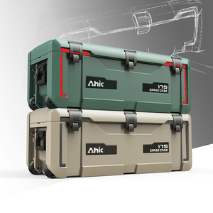 Caja de Almacenamiento de Carga de Plástico Resistente para Bacas de Coche y Camionetas, Caja de Transporte de Herramientas para Exteriores - Product Image 1