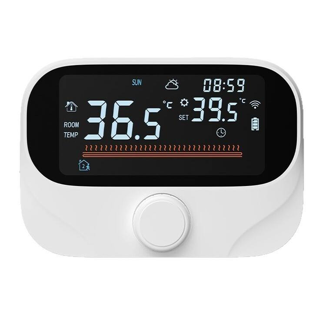 Smart Home Wifi Wireless Thermostat RF Battery Gas Boiler Water Heating Digital Temperature Controller