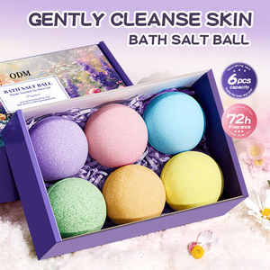 Bolas Efervescentes para <span class=keywords><strong>Baño</strong></span>, Refrescantes, Suavizantes e Hidratantes, con Aroma, Flores Secas, Aceites Esenciales y Sales - Product Image 1