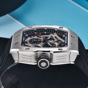 Montre de luxe pour homme PAGANI DESIGN YS012, design sportif, aiguille des secondes fluide, étanche, verre saphir, forme tonneau, Orologio - Product Image 4