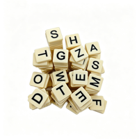 Tuiles en mélamine personnalisées 120 pièces pour jeu de société éducatif Spelling Bee – Lettres et mots anglais – Accessoires pour jeux de société en famille