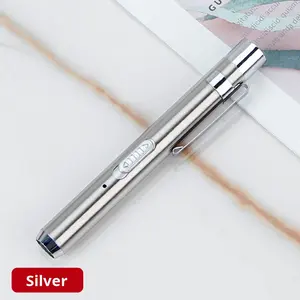 Sorgente luminosa bianca di tipo-C ricaricabile in acciaio inossidabile eco-friendly regali di novità promozionali Mini penna-tipo di serigrafia incisa - Product Image 6
