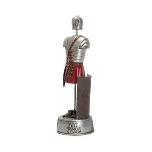 Resina personalizada armadura completa <span class=keywords><strong>de</strong></span> <span class=keywords><strong>Dios</strong></span> <span class=keywords><strong>soldado</strong></span> Efesios escritura 9,5 pulgadas resina piedra estatuilla <span class=keywords><strong>de</strong></span> mesa - Product Image 1