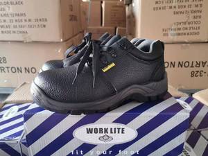 YYR, Chaussures de sécurité pour chauffeurs de camion avec tige en cuir gaufré de qualité, application polyvalente, anti-choc et anti-perforation, chaussures de travail HSB012 - Product Image 5