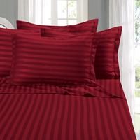 Draps de Lit Rayés en Coton, Draps Plats et Draps Housses Rayés à Couleurs Personnalisables pour Revendeurs