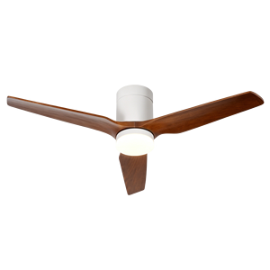 Ventilador de Techo de 3 Aspas con Aspecto de Madera y Perfil Bajo, con Luz LED para Dormitorio, Apartamento, Sala de Estar e Interiores - Product Image 2