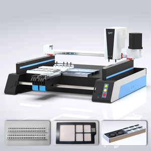 <span class=keywords><strong>Machine</strong></span> de placement <span class=keywords><strong>SMT</strong></span> de bureau haute précision V5 PRO, triple vision, double tête, 0,05 mm, 36 alimentateurs, changeur de buses automatique, assemblage LED - Product Image 3