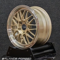 Jantes forgées ML10RT Deep Lip Gold Face 18 19 20 pouces 18x9 5x120 5x112 pour BMW Série M Toyota GR86 Subaru BRZ