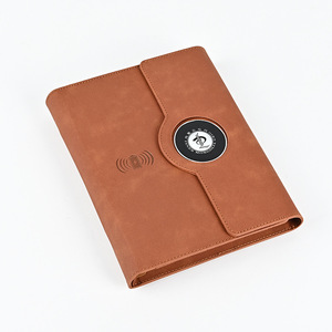 Notebook di ricarica multifunzione note per riunioni aziendali a fogli mobili A5 logo aziendale fisso Power Bank di archiviazione Wireless - Product Image 3
