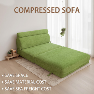 <span class=keywords><strong>Sofá</strong></span> Modular Moderno y Compresible <span class=keywords><strong>de</strong></span> Corduroy, <span class=keywords><strong>Sofá</strong></span> Cama Plegable Ahorrador <span class=keywords><strong>de</strong></span> Espacio con Relleno <span class=keywords><strong>de</strong></span> Esponja y Funda Extraíble - Product Image 5