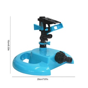 Aspersor giratorio de 360 grados, aspersor de riego ajustable, gran área de cobertura, pulverizador de agua, ahorro de agua para patio, césped y jardín - Product Image 2