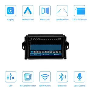 9 Inch Hd Touchscreen Auto Mp5 Speler Gebouwd In Wifi Bt Am Fm 1 + 32Gb Auto Android Radio Voor Toyota Fortuin 2017 Auto Audiospeler