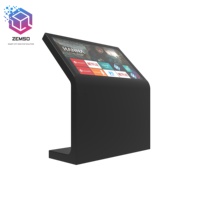 Kios Layar Sentuh Interaktif All-in-One untuk Layanan Mandiri, Display C-Stand, Signage Digital, dan Totem Periklanan