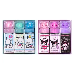 2024 New Cartoon Mini with Filling Eraser Exams Stationery Kuromi Erasers for Students Bulk Pencil Erasers School Supplies Gift