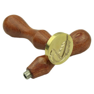 Personal isierte Hochzeit Wachs Siegel Stempel mit Blatt Lorbeer, benutzer definierte Wachs Siegel Kit, Hochzeits einladung Siegel Stempel - Product Image 4