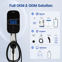 Borne de Recharge Murale Intelligente pour Véhicules Électriques Type 2 7kW 11kW avec Équilibrage Dynamique du Système et Gestion de l'Énergie – Direct Usine