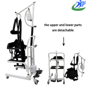 Sollevatore Elettrico Integrato per Sedia a Rotelle, Ausilio per Trasferimento Pazienti Disabili, Strumento Ausiliario per Bagno e WC, Capacità 135kg - Product Image 6