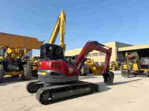 Excavadora Tractora Yanmar VIO 80 Usada de Alta Calidad PF, 8 Toneladas, en Buen Estado de Funcionamiento, Motor en Venta, Disponible en Stock - Product Image 3