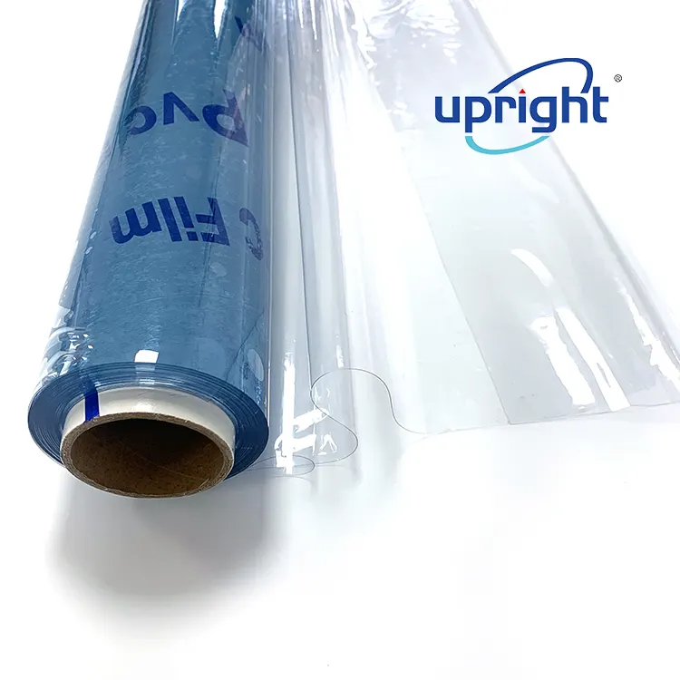 Upright Super Clear Pvc Film Transparent Soft Pvc Sheet Roll Flexible Plastic Sheet For Pvc Package