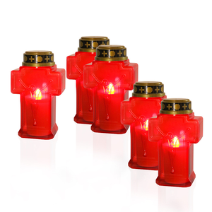 Bougies votives réutilisables <span class=keywords><strong>LED</strong></span> sans flamme lumières <span class=keywords><strong>de</strong></span> <span class=keywords><strong>cimetière</strong></span> scintillantes rouges pour décorations <span class=keywords><strong>de</strong></span> maison <span class=keywords><strong>de</strong></span> noël souvenir <span class=keywords><strong>de</strong></span> <span class=keywords><strong>cimetière</strong></span> d'église - Product Image 2