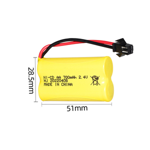 Coche eléctrico recargable <span class=keywords><strong>de</strong></span> níquel-<span class=keywords><strong>cadmio</strong></span>, juguete <span class=keywords><strong>de</strong></span> trenes con batería aa, 2,4 V, NI-CD, 700 mah - Product Image 1