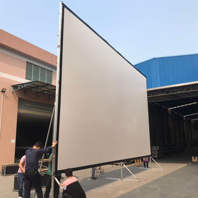 330 Inch 16:9 Big Size Front Projection Fast Fold Projection Screen Outdoor Movie Projection Screen