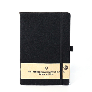 Chất lượng cao tùy chỉnh <span class=keywords><strong>A5</strong></span> có thể tháo rời Bìa sinh thái thân thiện cảm thấy vải linen máy tính xách tay quy hoạch và Tạp Chí cho các trường học - Product Image 2