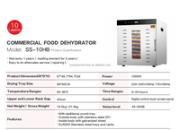 Déshydrateur alimentaire industriel Commercial haute capacité 80 ou 96 couches, Machine de séchage de haricots de cacao, séchoir de légumes et de fruits