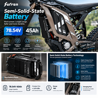 Moto électrique L3E Surron Light Bee 2 2026 24kW 90km/h homologuée pour la route, neuve en stock