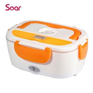 2021 Portable Heated Electric Lunch Box Keep Food Warmer Self Heating Lunch Box For Car 12V