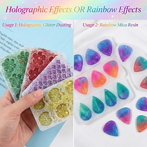 Pintura Artística Gouache Holográfica de 6 Colores LEQU Hecha a Mano para Artistas DIY - Product Image 4