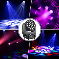 Igracelite 19x40W RGBW Movinghead Circle Control Wash Zoom Dj LED Moving Heads Stage Light