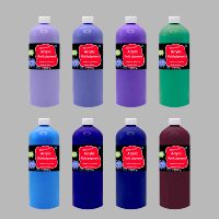 Non toxique ours peinture fluide brique ours versant peinture acrylique 56 couleurs pour peinture Figurines bricolage banques Art ours en peluche