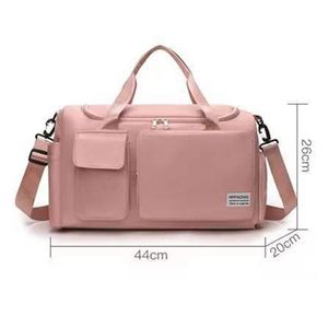 Bolsa de Yoga de Lujo, Bolsa de Viaje Deportiva Portátil Rosa con Compartimento para Zapatos - Product Image 4
