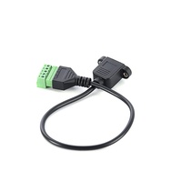 Kabel Data Printer Tanpa Sambungan Las dengan Konektor B Female yang Terpasang dengan Sekrup untuk Pengisian Data dan Koneksi Scanner