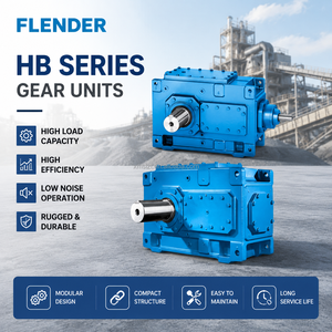 Flenders h/b ชุด H2SH09มาตรฐานเพลาขนานหน่วยเกียร์กับที่อยู่อาศัยสำหรับเครื่องทำกระดาษ flen der - Product Image 1