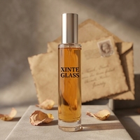 Mini flacons de parfum en verre 30 ml, cylindres transparents avec bouchon en bois, conteneurs de voyage pour parfum, emballage personnalisé, flacon cosmétique