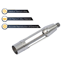 Postes de tornillo cónico Dental chapados en oro para recambios de relleno de conducto radicular tornillos de tachuela de hueso de uñas Material de titanio Cnc Dental