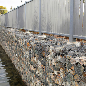 HUACHENG Marka Gabion File Kafesi Orta Boy (2-4m X 1-1.5m X 0.5-1m) Altıgen Delikli Dokuma Hasır Galvanizli Demir Tel 0.6-2mm Toprak - Product Image 2