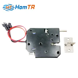 HomTR Dc 12V Kotak Surat Kontrol Listrik Baja Karbon Kecil Kunci Magnetik Pengunci Kabinet Pintar Kunci Solenoid