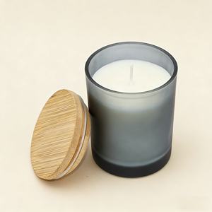 Wholesale Handmade Modern Luxury Amber Glass Jar <b>Scented</b> <b>Candles</b> for Weddings Father's Day Home Decoration-Eco-Friendly Custom - Product Image 3