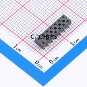 CLT-107-02-S-D-A Pin Socket SMD,P=2mm Connector ( Pitch: 2mm )( Row Spacing: 2mm )( Mounting Type: Vertical Mount ) - Product Image 1