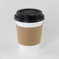 Gobelet à café en papier de 350 ml, gobelets en papier de 4 oz pour boissons chaudes, nouilles, gobelets en papier de 7 oz pour biscuits, fournitures pour cafés en vente