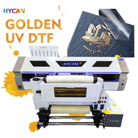 Printer UV DTF Emas Otomatis Penuh 4 Kepala I1600U1/3200U1 Lebar 60cm dengan Garansi 1 Tahun untuk Cangkir
