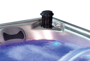 อ่างน้ำร้อนกลางแจ้งแบบตั้งพื้น 3 ที่นั่ง รุ่นโมเดิร์น ยี่ห้อซันแรนส์ พร้อมระบบควบคุมอเมริกา บาลโบ  แบบผสมผสานการนวด  โครงอะคริลิก  พร้อมระบบระบายน้ำ - Product Image 5