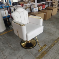 Fauteuil de coiffure inclinable pour femme 2026 – Mobilier de barbier durable pour styliste – Salon de beauté de Dubaï