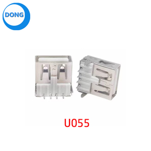USB-107 A-type vrouwelijke connector AF90 graden gebogen pin vrouwelijke kop 4P gekrulde rand/platte rand plug-in board USB-<span class=keywords><strong>interface</strong></span> vrouwelijke connector - Product Image 2
